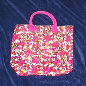 Clear Vinyl/Floral purse